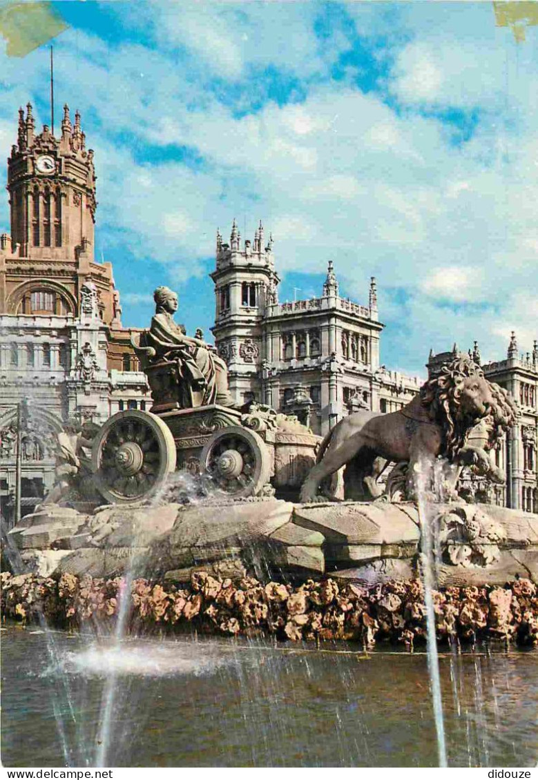 Espagne - Espana - Madrid - Cibeles Y El Palacio De Comunicaciones - CPM - Voir Scans Recto-Verso - Madrid