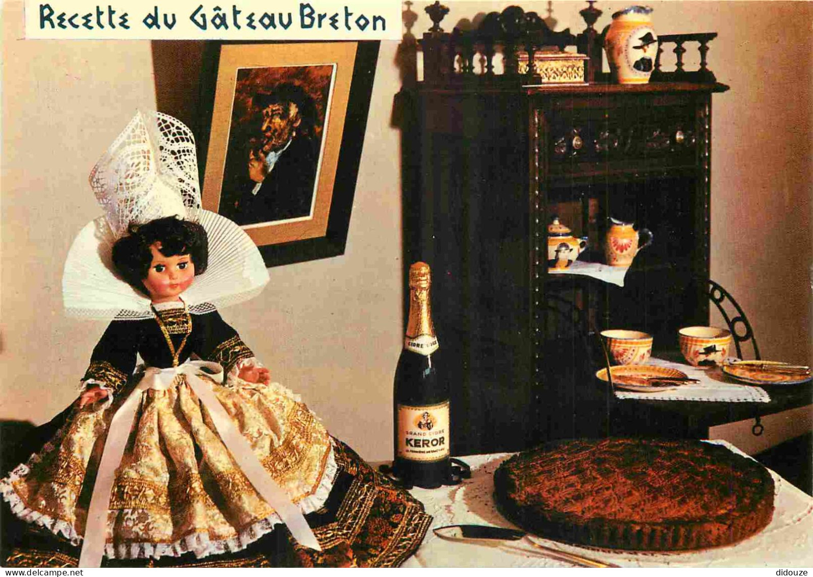 Recettes De Cuisine - Gateau Breton - Poupées - Gastronomie - CPM - Carte Neuve - Voir Scans Recto-Verso - Küchenrezepte