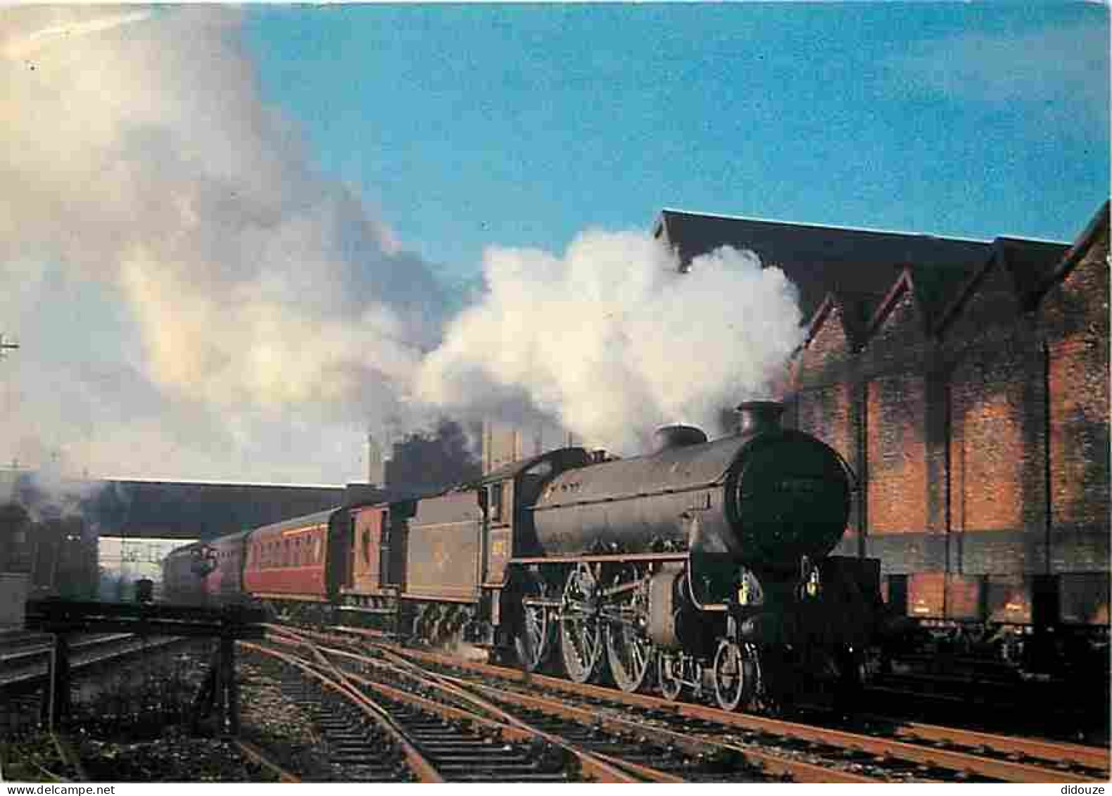 Trains - Royaume Uni - Thompson B1 4-6-0 At Newton Heath - Locomotive - CPM - UK - Voir Scans Recto-Verso - Trains