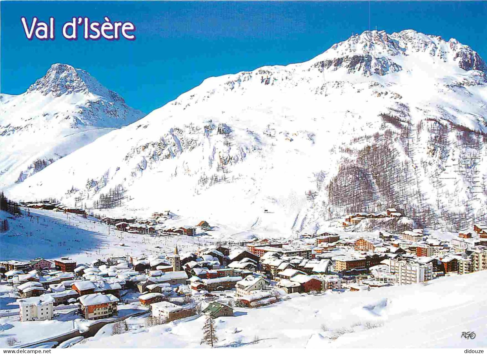 73 - Val D'Isère - La Station Au Pied Du Rocher De Bellevarde 2827 M - CPM - Voir Scans Recto-Verso - Val D'Isere