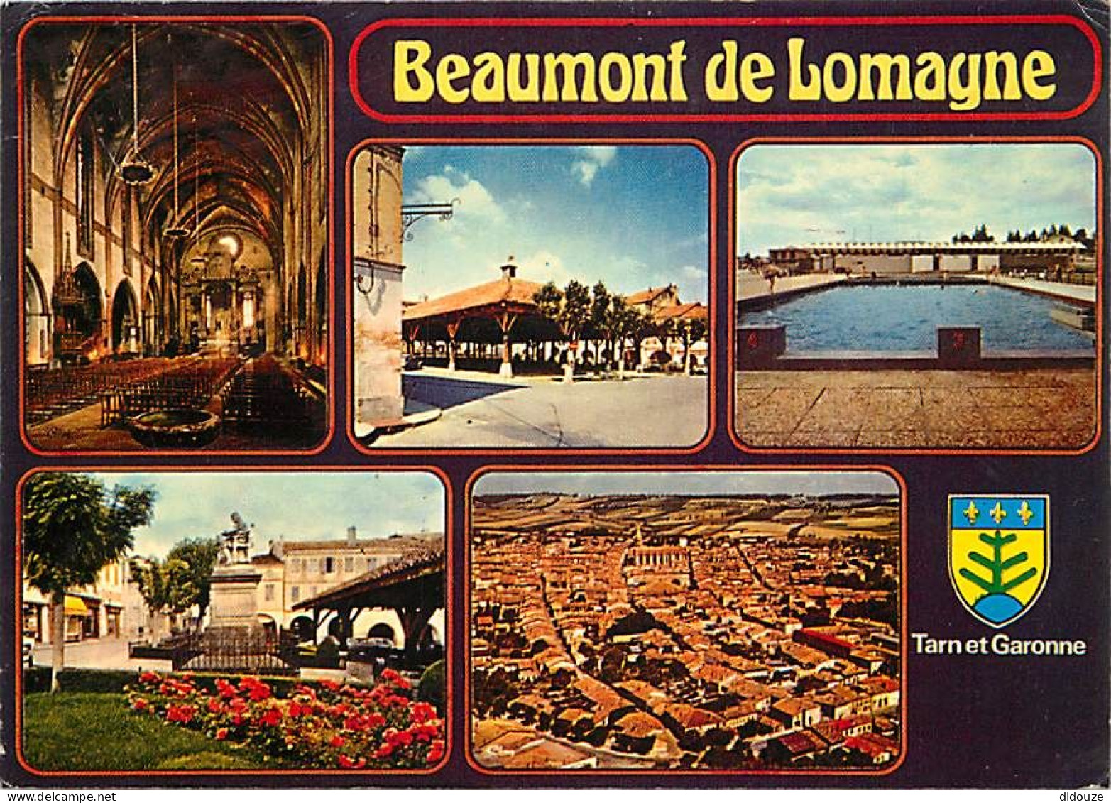 82 - Beaumont De Lomagne - Multivues - Piscine - Blasons - CPM - Voir Scans Recto-Verso - Beaumont De Lomagne