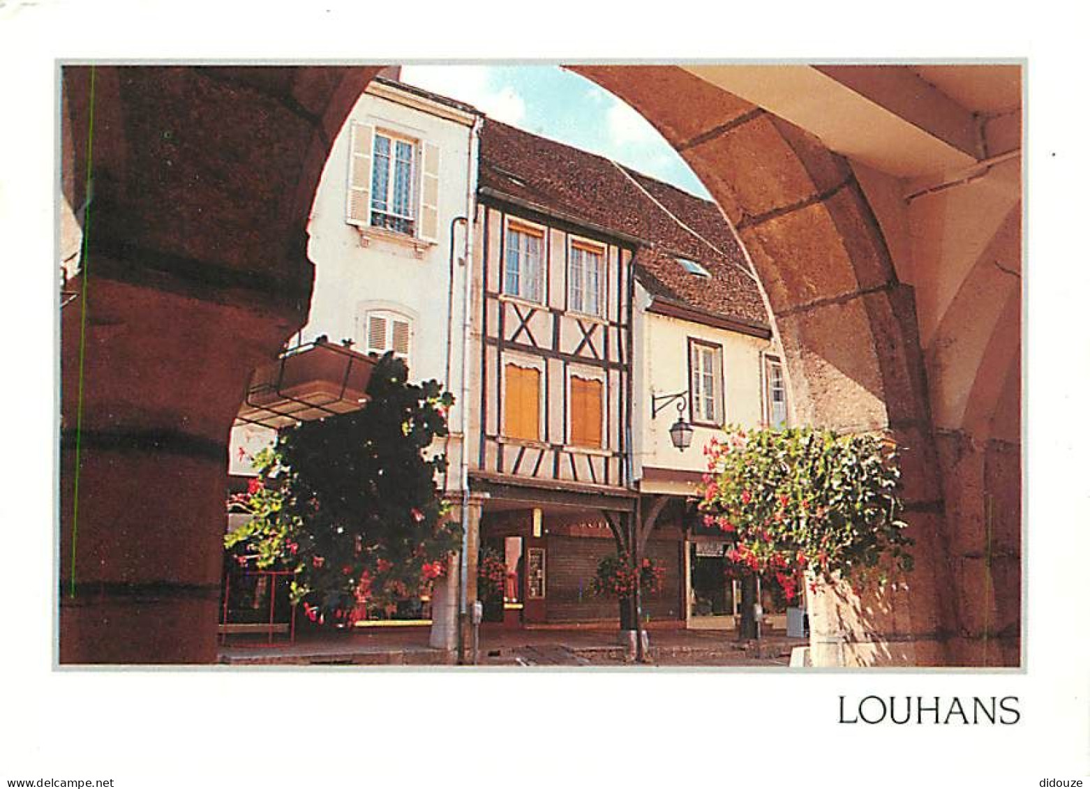 71 - Louhans - Les Arcades - Fleurs - CPM - Voir Scans Recto-Verso - Louhans