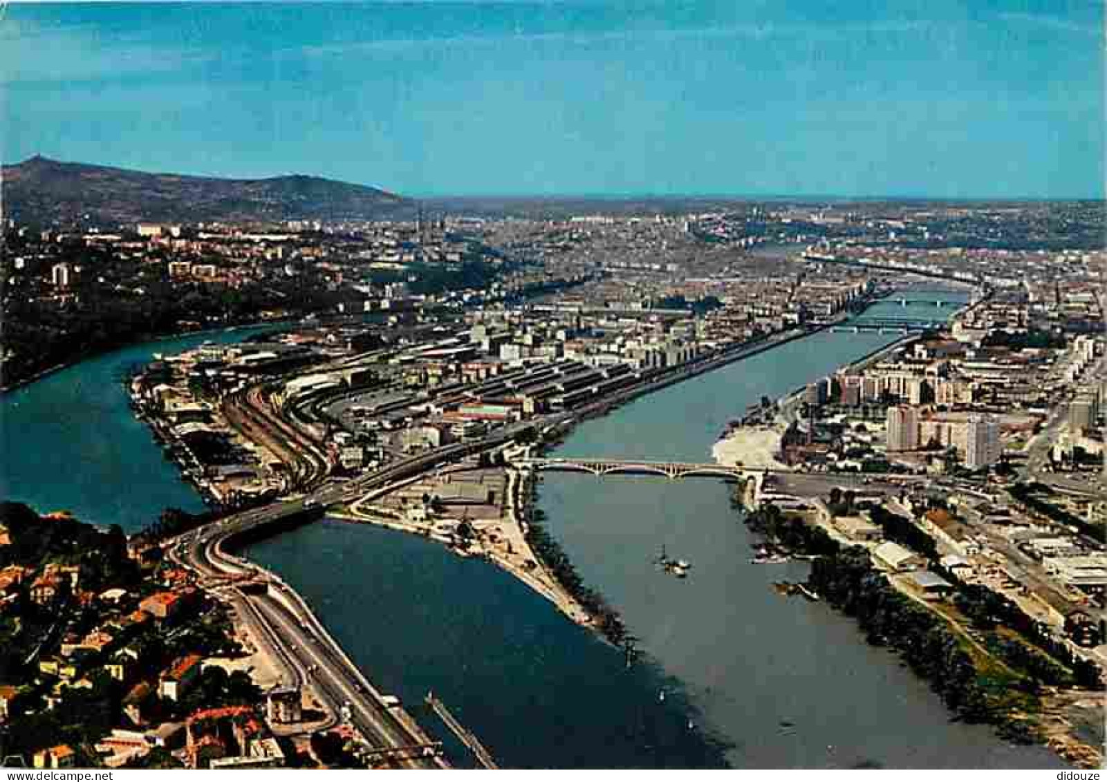 69 - Lyon - Vue Aérienne - Conluent Du Rhone Et De La Saone - Carte Neuve - CPM - Voir Scans Recto-Verso - Other & Unclassified