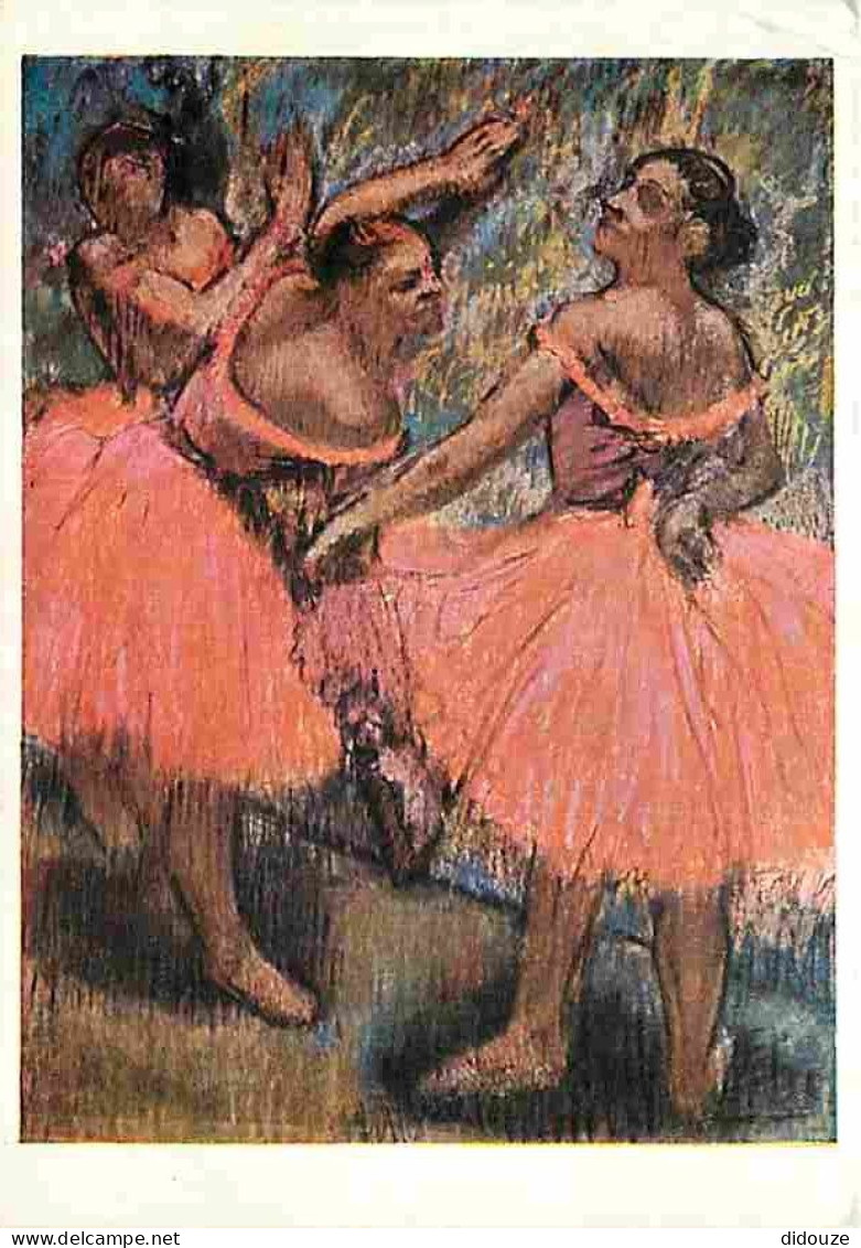 Art - Peinture - Edgar Degas - The Red Ballet Skirt - Danse - CPM - Voir Scans Recto-Verso - Peintures & Tableaux