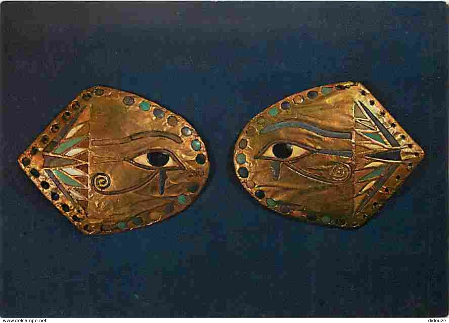 Art - Antiquités - Egypte - Oeillères Du Char D'apparat De Toutankhamon - CPM - Voir Scans Recto-Verso - Antiquité