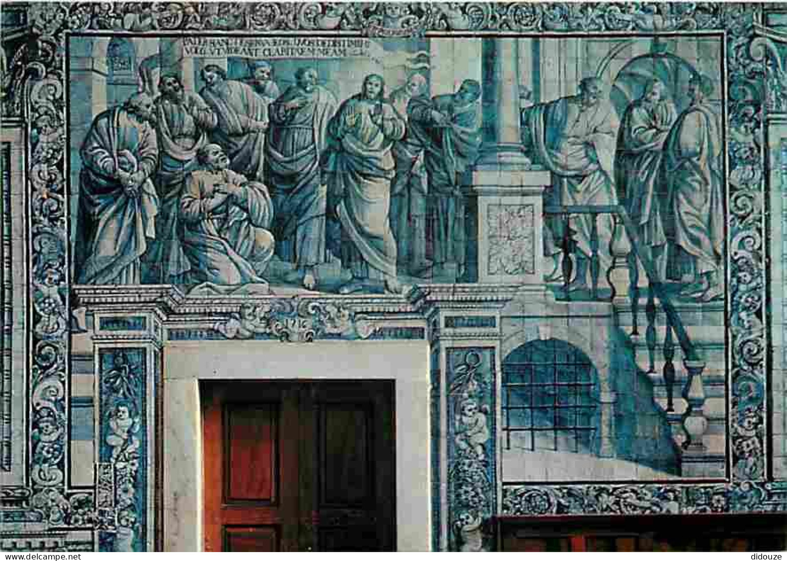 Art - Art Religieux - Portugal - Evora - Eglise De La Misericorde - Panneau De Carreau De Faience - CPM - Voir Scans Rec - Tableaux, Vitraux Et Statues