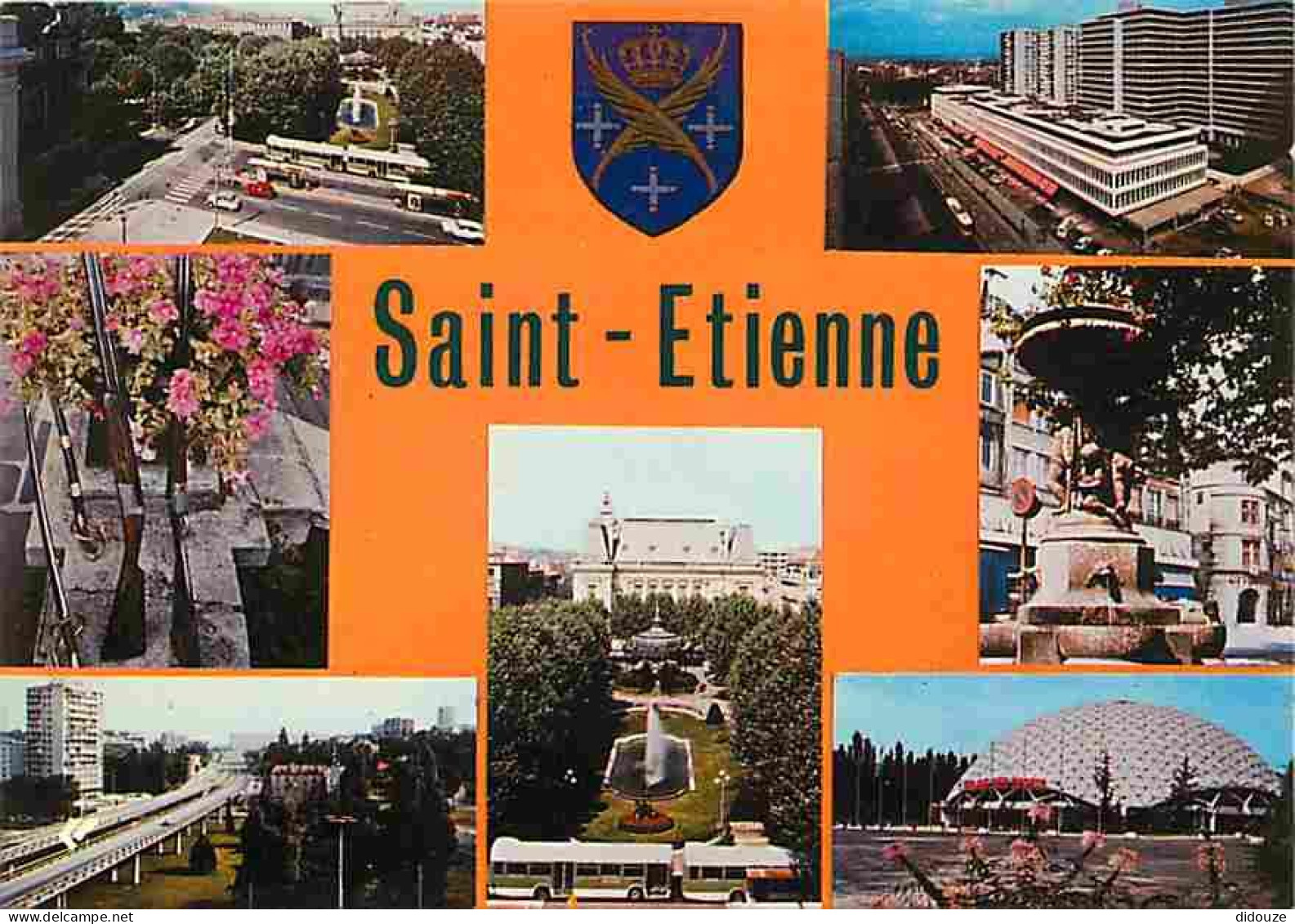 42 - Saint-Etienne - Multivues - Blasons - Carte Neuve - CPM - Voir Scans Recto-Verso - Saint Etienne