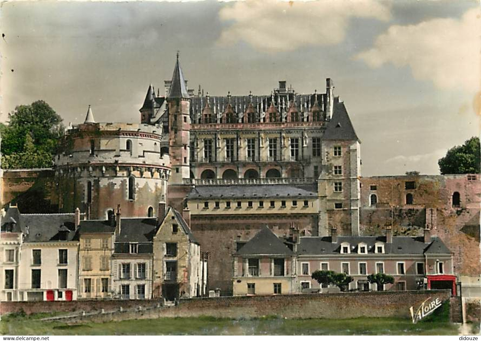 37 - Amboise - Le Château - Le Logis Du Roi Et La Tour Des Minimes - Flamme Postale De Amboise - CPM - Voir Scans Recto- - Amboise