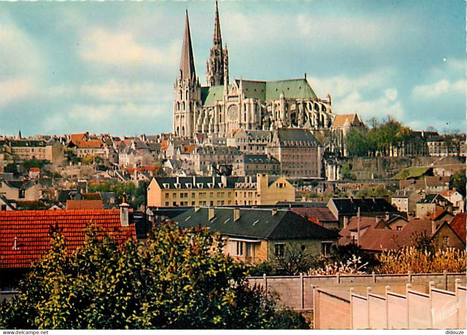 28 - Chartres - La Cathédrale Dominant La Ville - CPM - Voir Scans Recto-Verso - Chartres