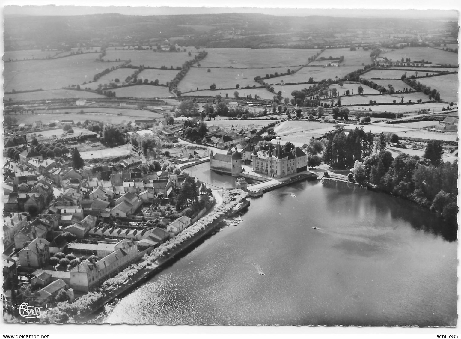 La Clayette , Aérienne , Château , Lac - Autres & Non Classés