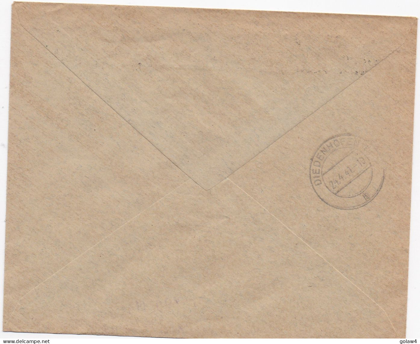 37181# HINDENBURG LOTHRINGEN LETTRE Obl KONDEN 23 Avril 1941 CONDE NORTHEN MOSELLE THIONVILLE - Briefe U. Dokumente