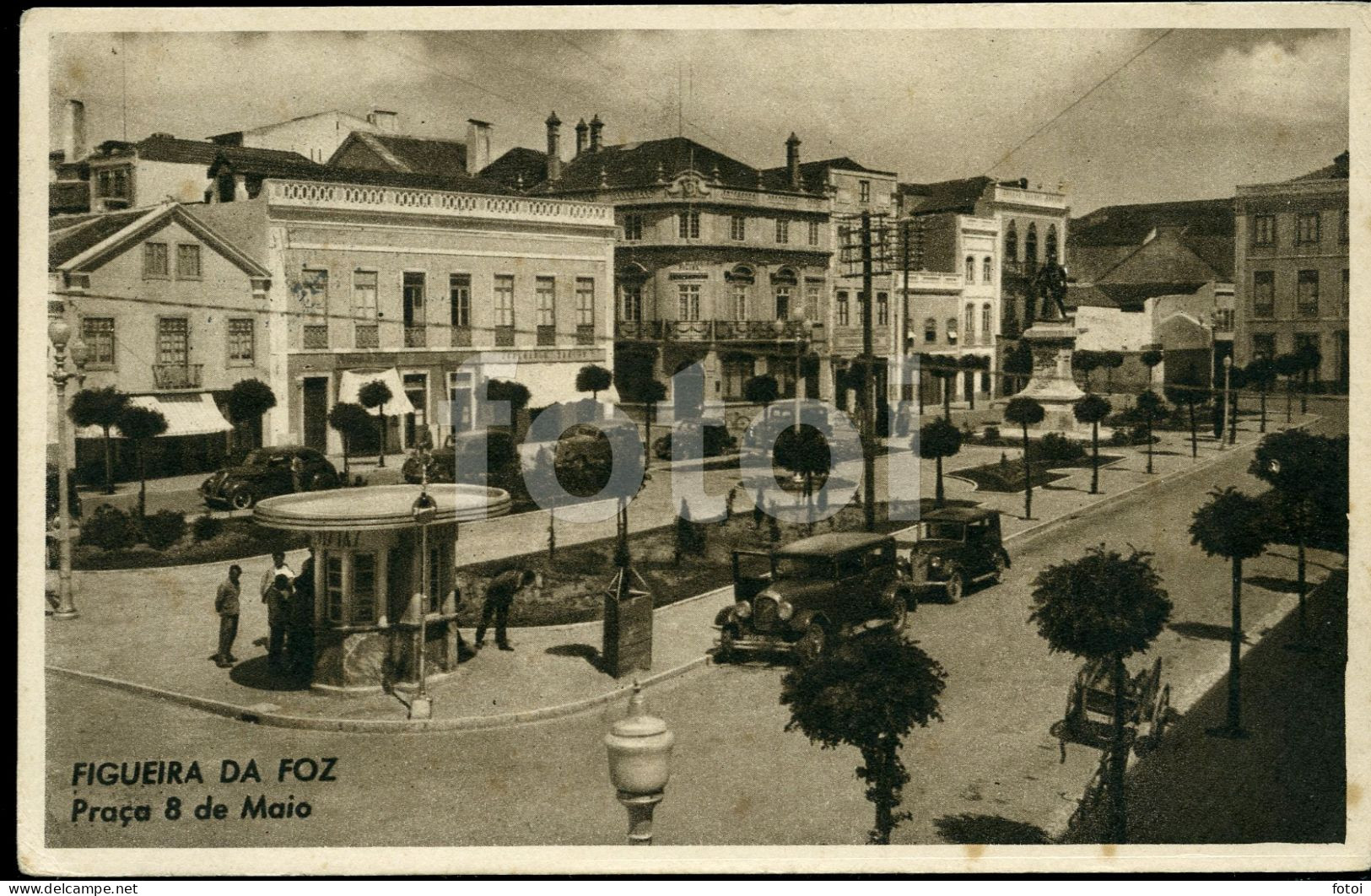 1941 OLD POSTCARD FIGUEIRA DA FOZ COIMBRA PORTUGAL POSTAL CARTE POSTALE - Coimbra