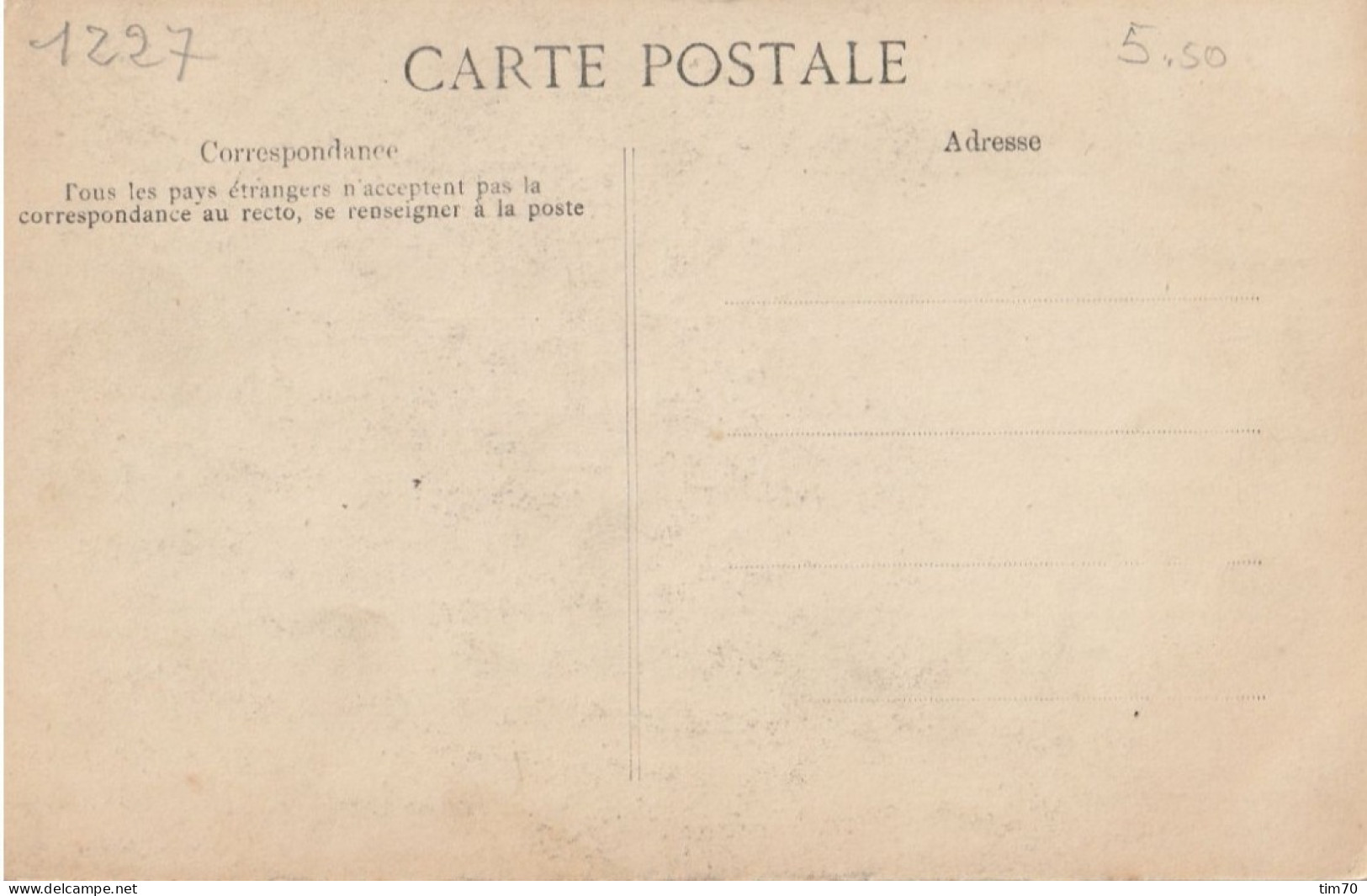 PARIS  DEPART   CRUE  DE LA  SEINE  29 JANVIER  1910     RUE  DE BÛCHERIE  , MAISON DES ETUDIANTS - Inondations De 1910