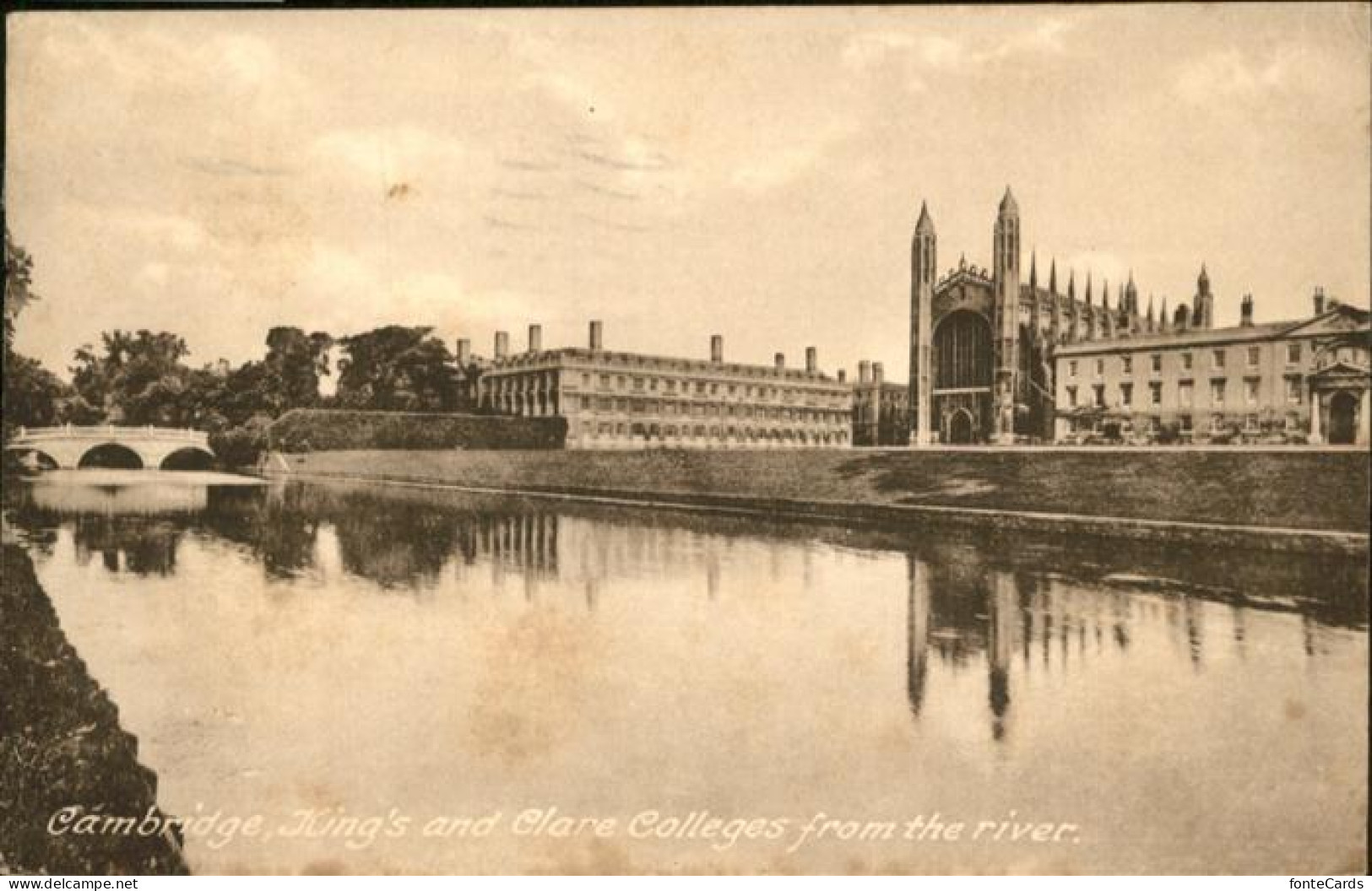 11034198 Cambridge Cambridgeshire Clare Colleges Bruecke Cambridge - Autres & Non Classés