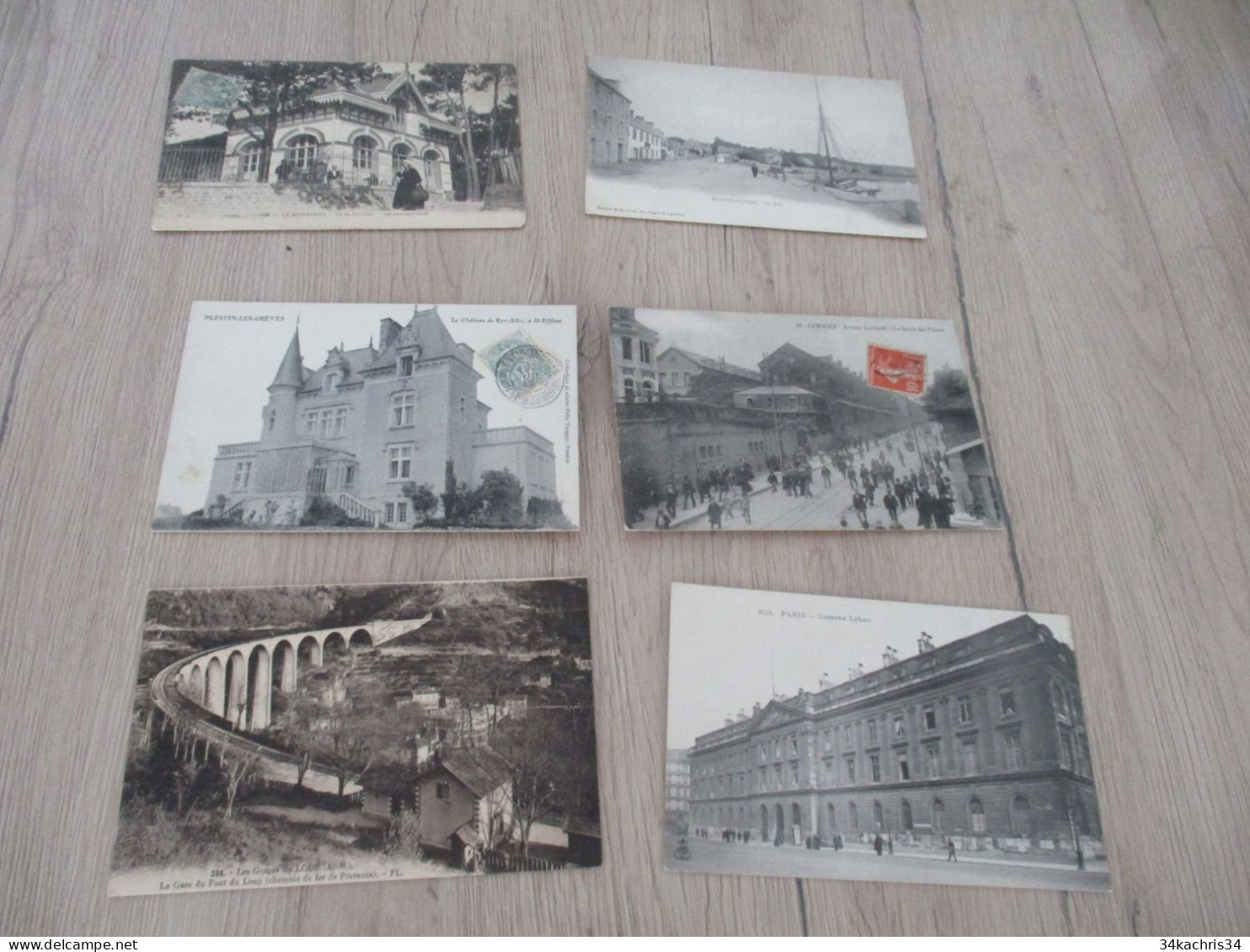 N°4 Déstockage Collection énorme CPA Cartes Postales 100 CPA Différentes Petites Et Moyennes Cartes Pas De Drouille - 100 - 499 Cartes