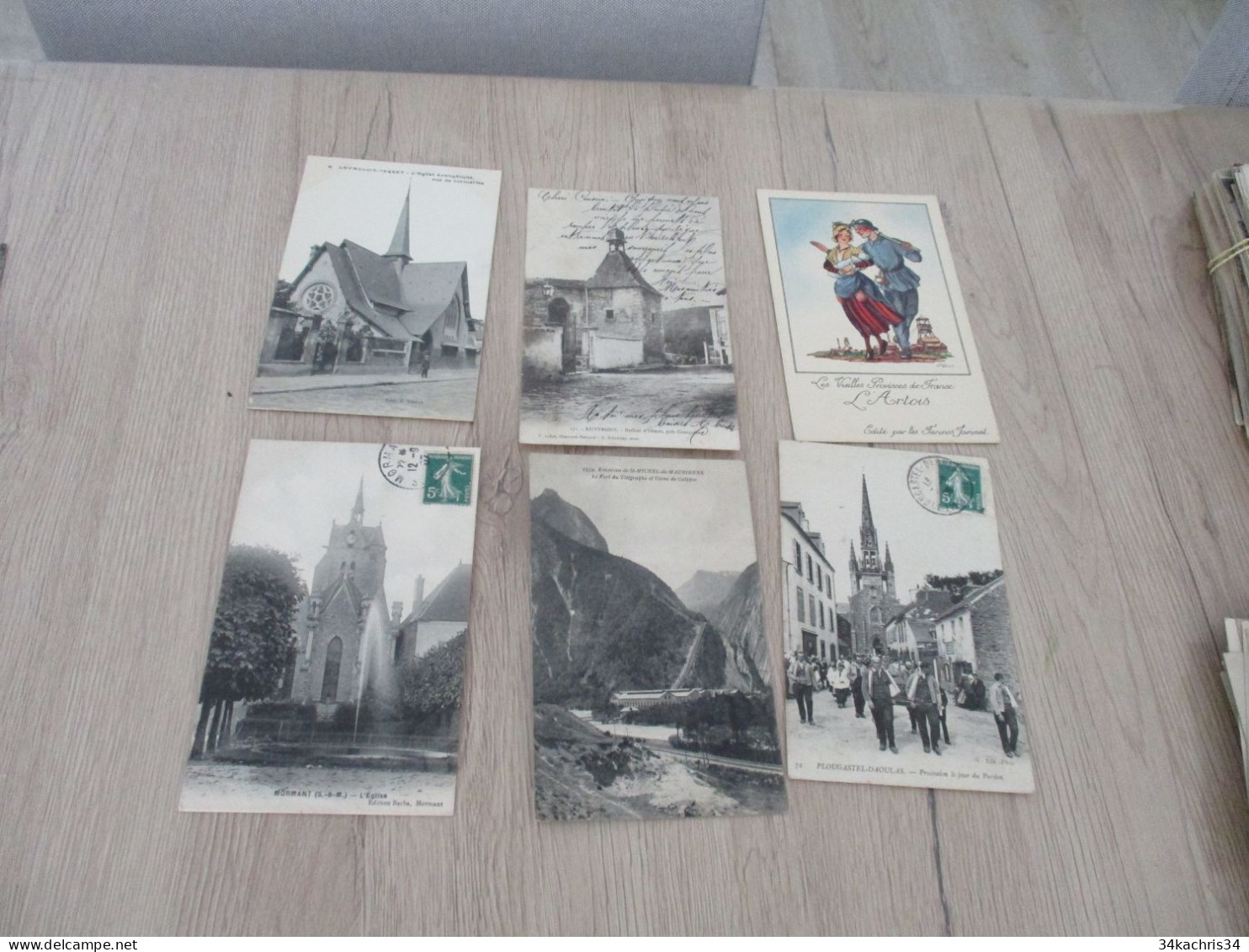 N°4 déstockage collection énorme CPA cartes postales 100 CPA différentes petites et moyennes cartes pas de drouille