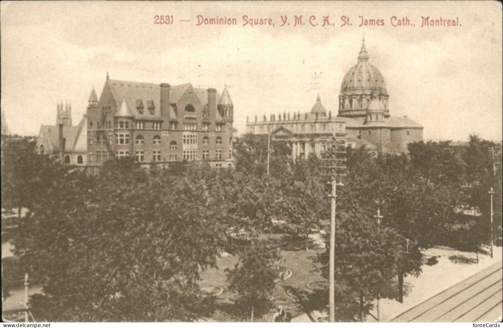 11034122 Montreal Quebec DominionSquare St James Cathedrale Montreal - Unclassified