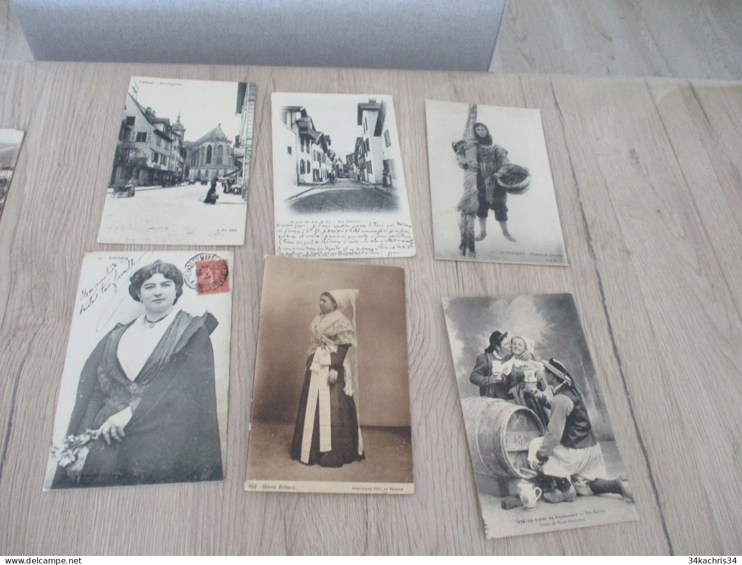 N°5 Déstockage Collection énorme CPA Cartes Postales 100 CPA Différentes Petites Et Moyennes Cartes Pas De Drouille - 100 - 499 Postcards