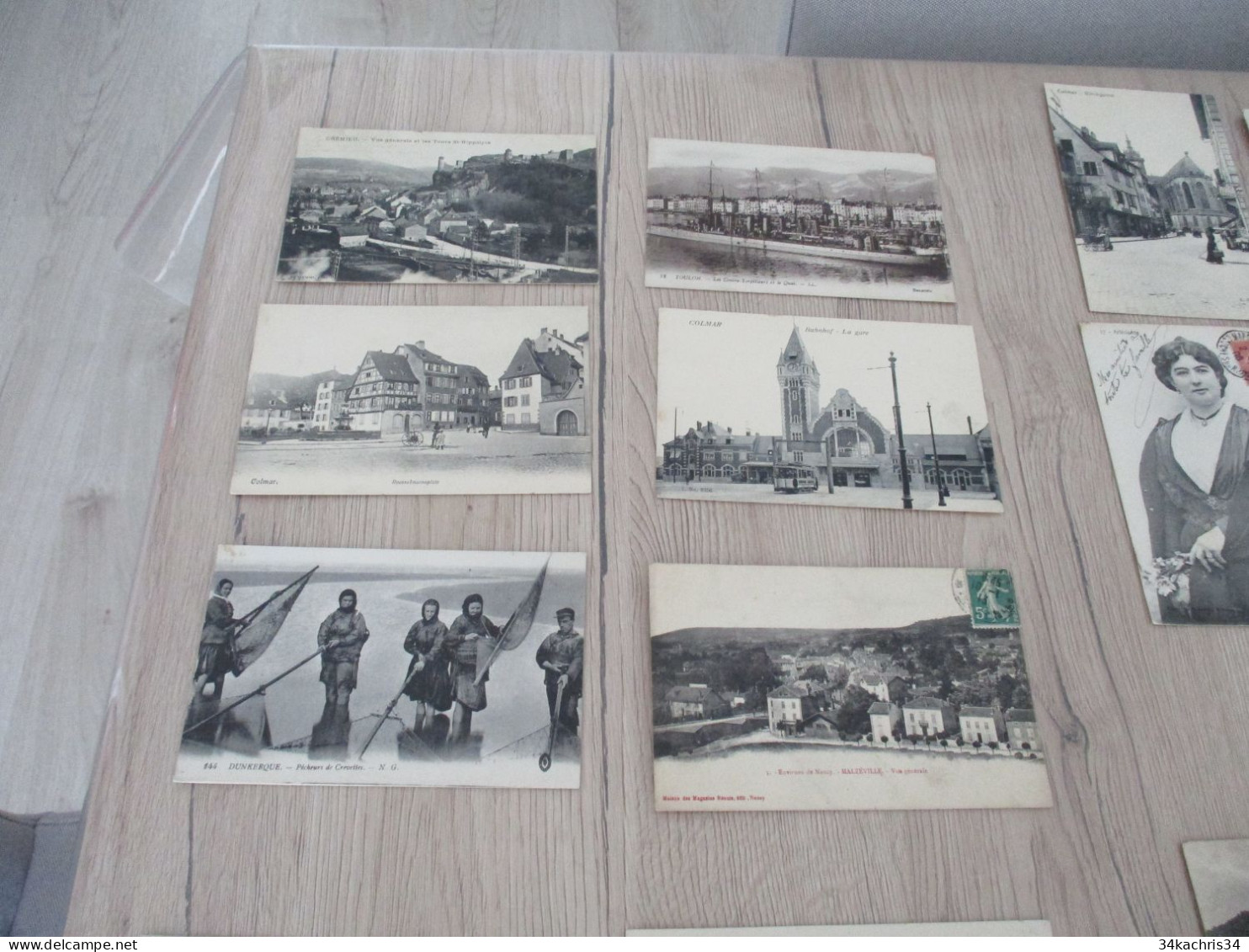 N°5 Déstockage Collection énorme CPA Cartes Postales 100 CPA Différentes Petites Et Moyennes Cartes Pas De Drouille - 100 - 499 Cartes