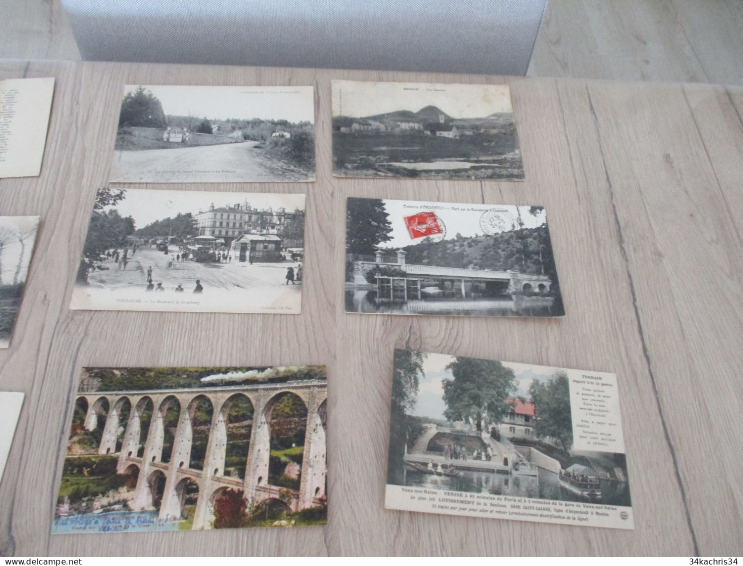 N°5 déstockage collection énorme CPA cartes postales 100 CPA différentes petites et moyennes cartes pas de drouille