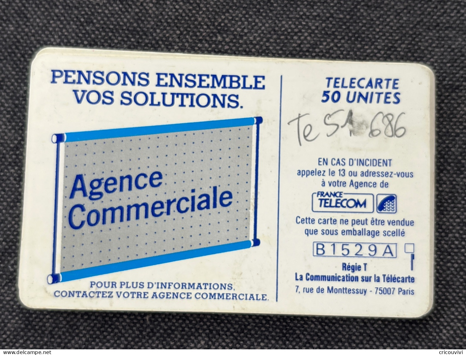 600 Agence Te 51-686 - 600 Agences