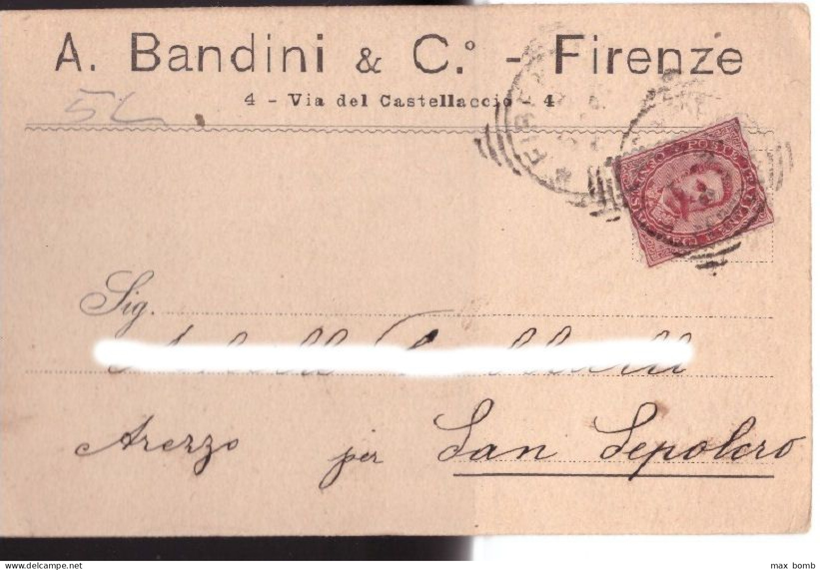 FIRENZE 1894  DITTA A. BANDINI & C     V119 - Advertising