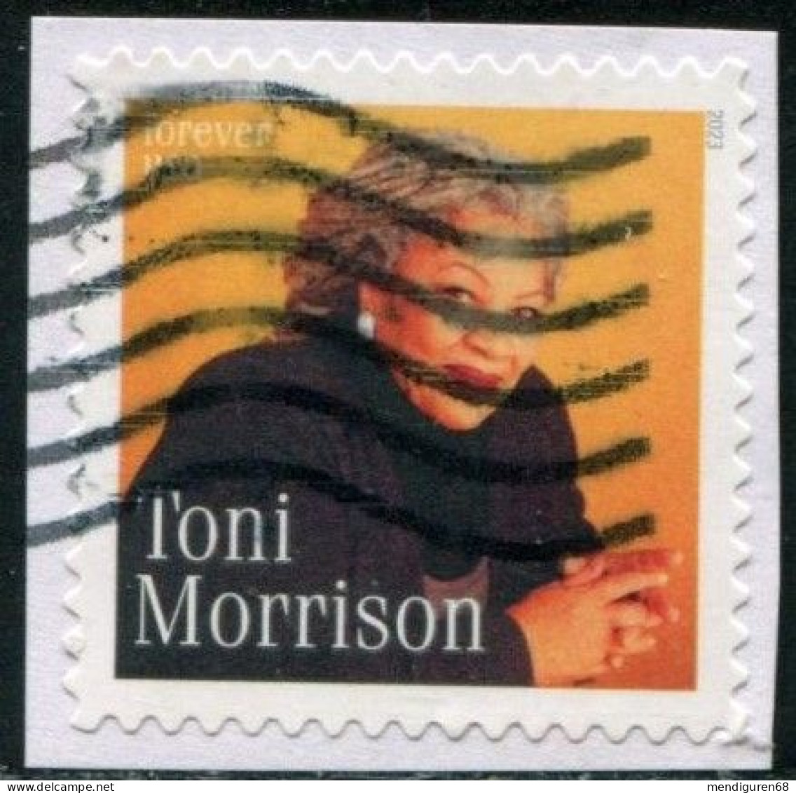 VEREINIGTE STAATEN ETATS UNIS USA 2023 TONI MORRISON SA USED ON PAPER SN 5757 - Used Stamps