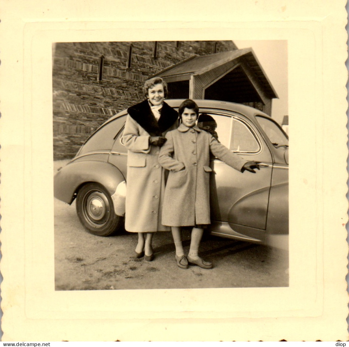 Photographie Photo Vintage Snapshot Amateur Automobile Voiture Auto - Cars