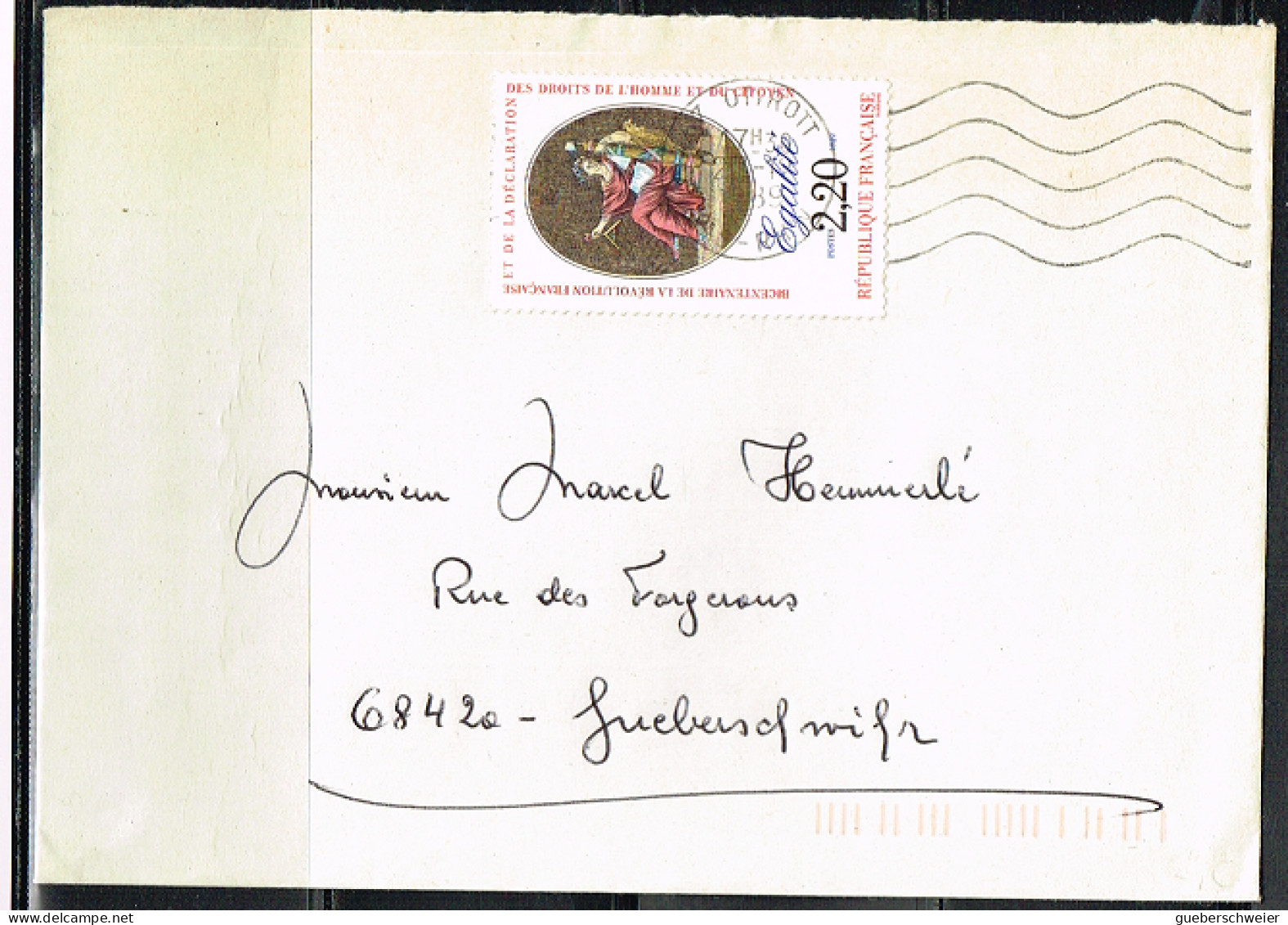 POL-L48 - FRANCE N° 2574 Egalité Sur Lettre De Ottrott - Briefe U. Dokumente