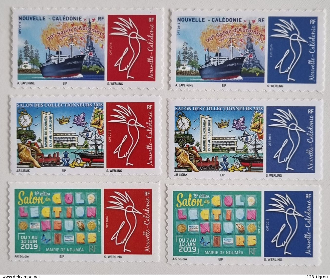 LOT CAGOU OFFICIEL LOGO DIVERS TASE YVERT 2023 TB - Unused Stamps