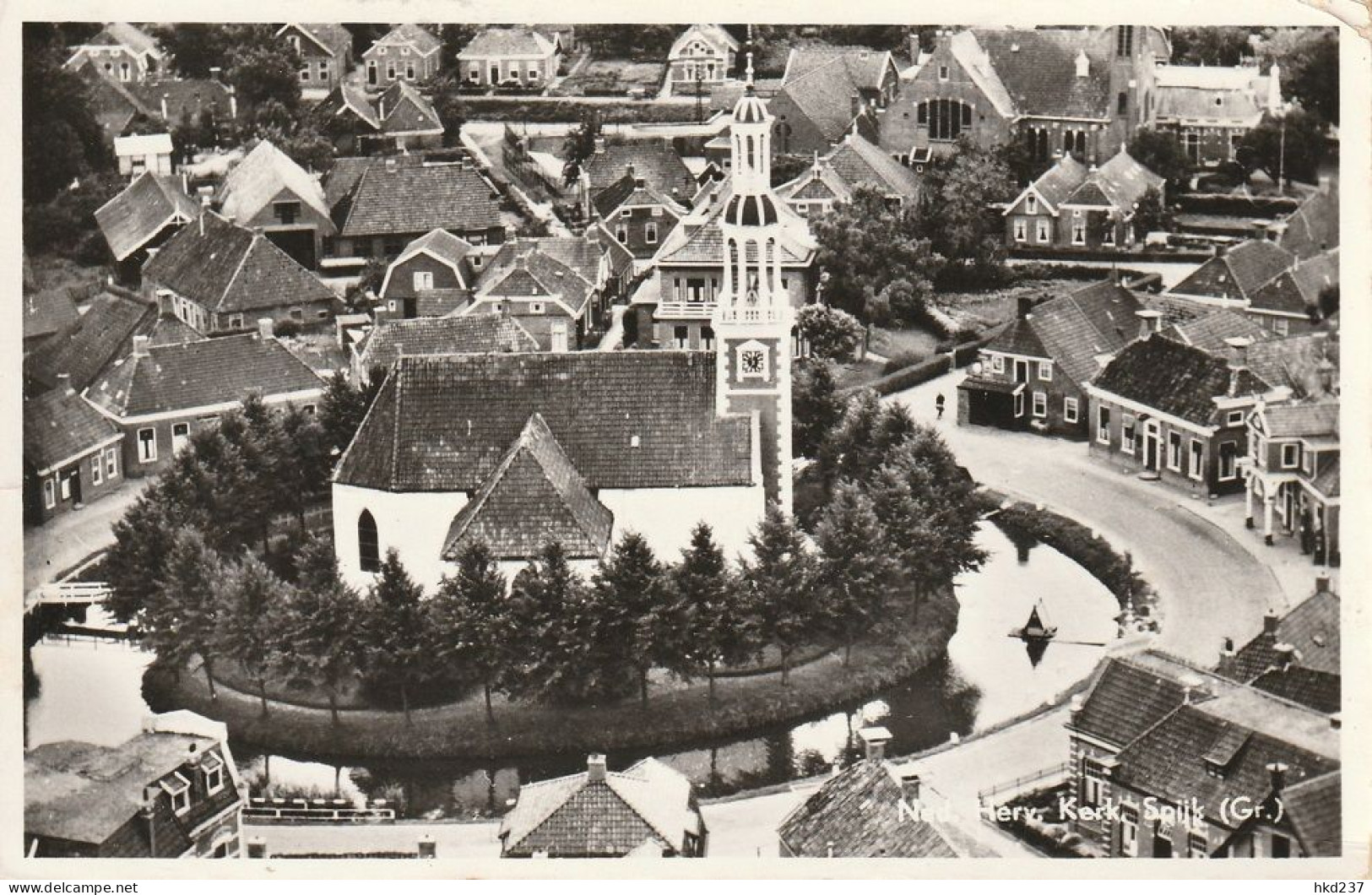 Spijk Ned. Herv. Kerk Dorpsgezicht # 1962   4580 - Other & Unclassified