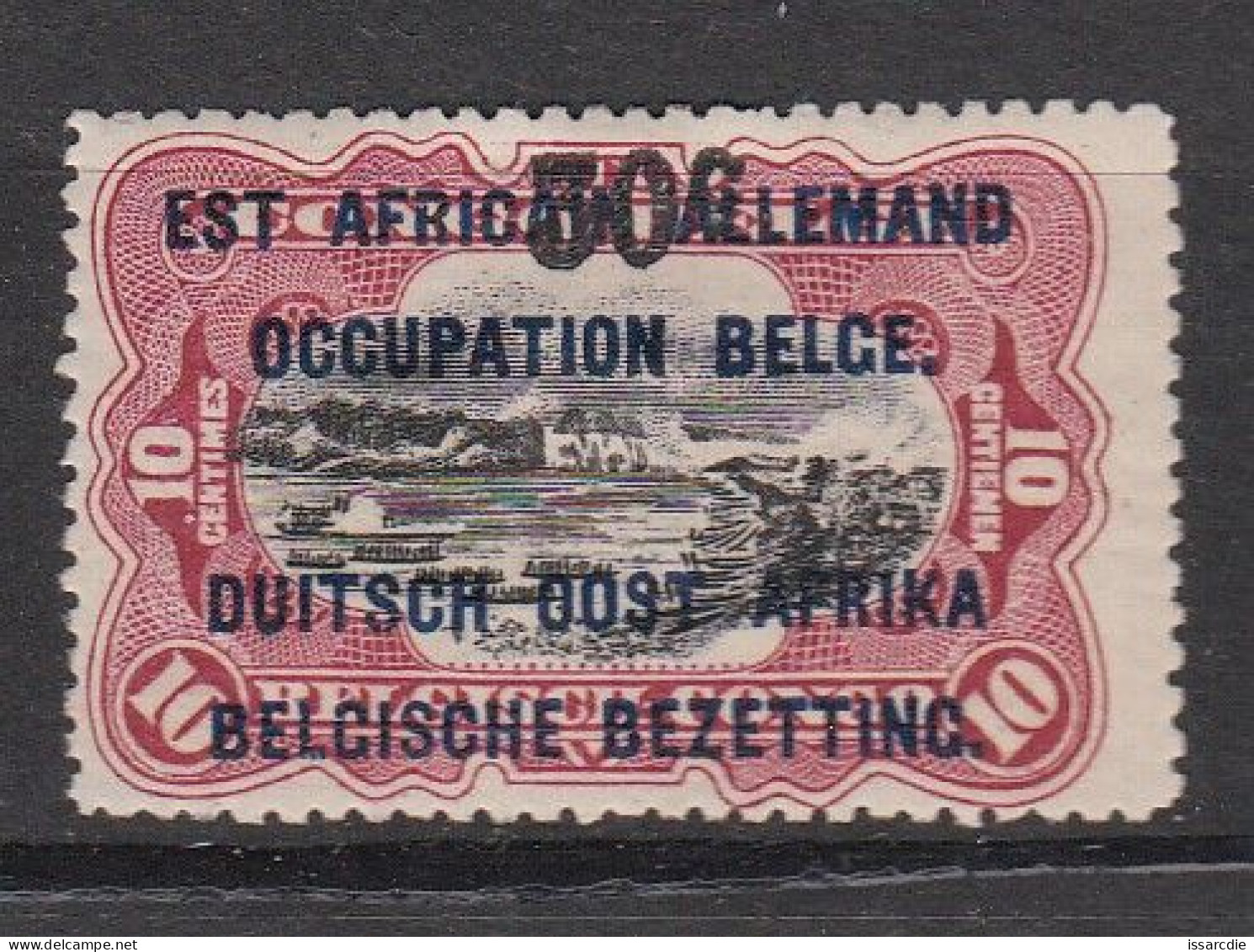 Congo Belge Occupation Surcharge Est Afrique Allemand Neuf * - Unused Stamps