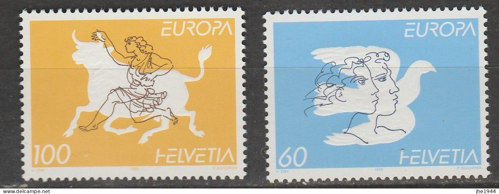 Europa 1995 Paix et Liberté Voir liste des timbres à vendre **