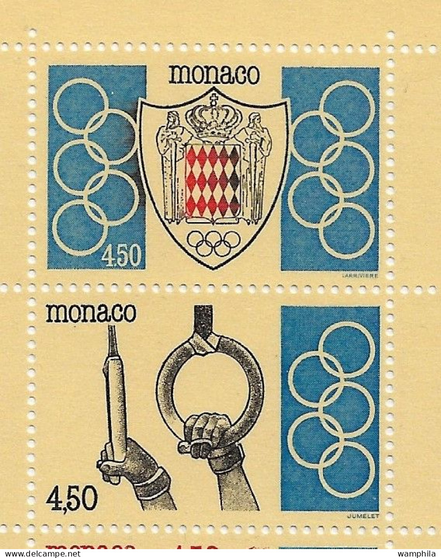 Monaco 1993. Carnet N°11, J.O .Anneaux, Judo, Escrime, Haies, Tir à L'arc, Haltérophilie. - Archery