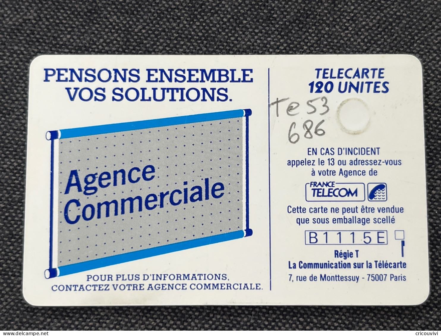 600 Agence Te 53-686 - 600 Agences