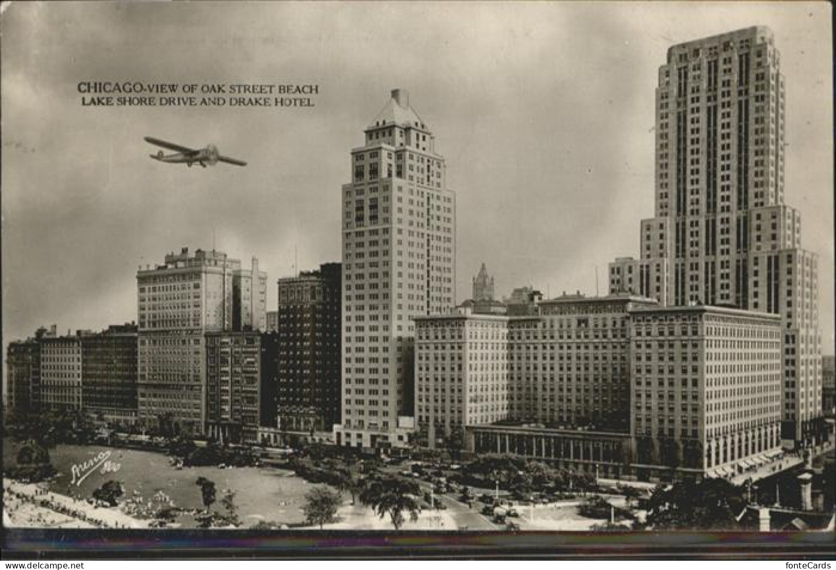 11032110 Chicago_Heights Drake Hotel Flugzeug - Sonstige & Ohne Zuordnung