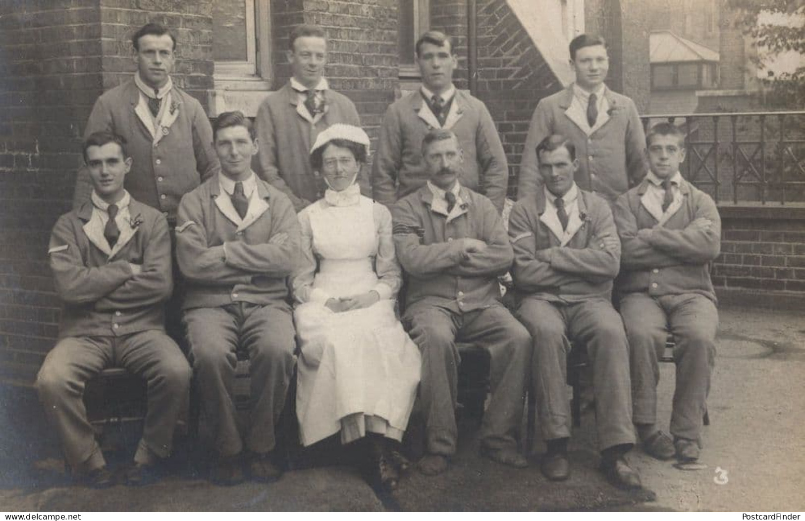 Kentish Town In WW1 Military War Nurse Antique Postcard - Croix-Rouge