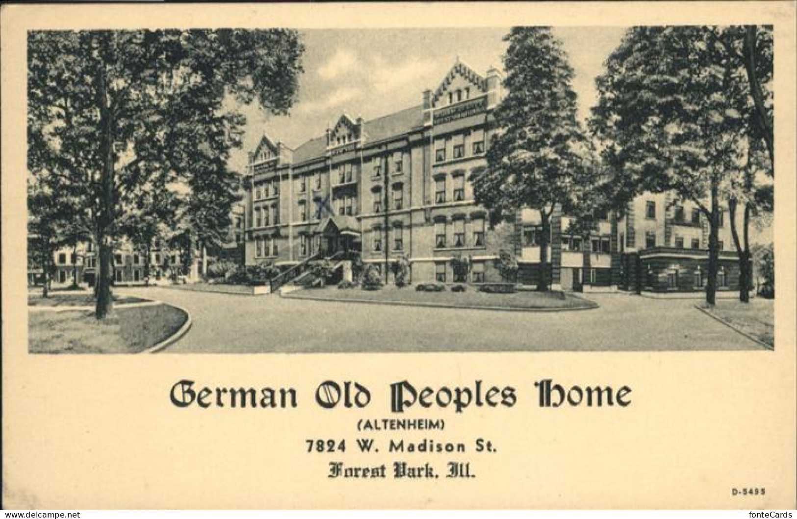 11032060 Forest_Park_Illinois German Old Peoples Home  - Autres & Non Classés