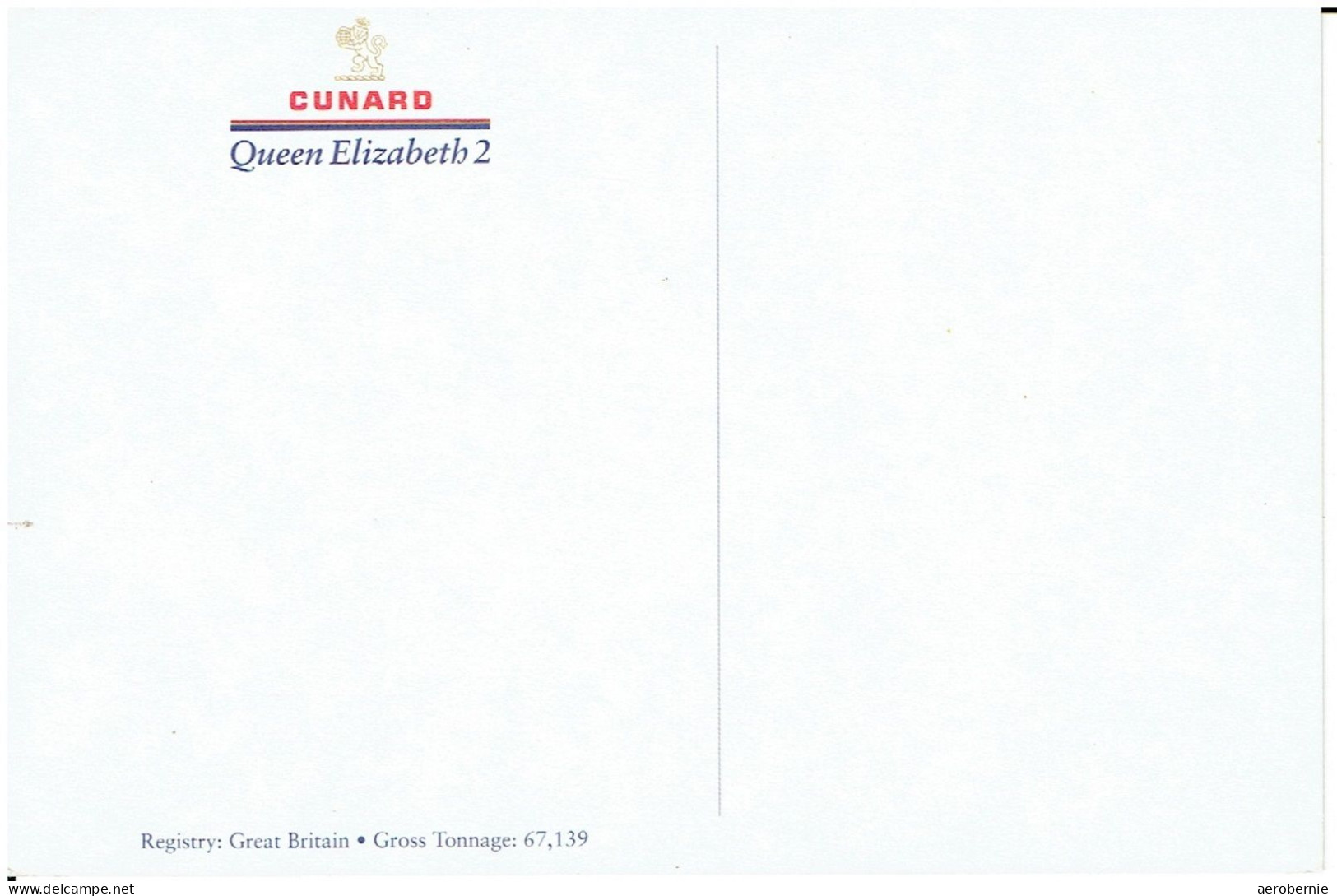 RMS QUEEN ELIZABETH 2 - Cunard Line (company Issue) - Piroscafi