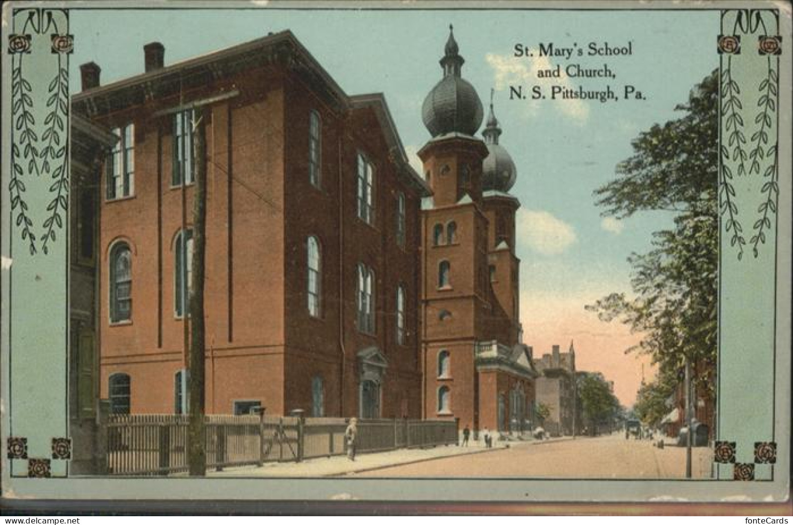 11032029 Pittsburgh St Marys School Church Pittsburgh - Autres & Non Classés