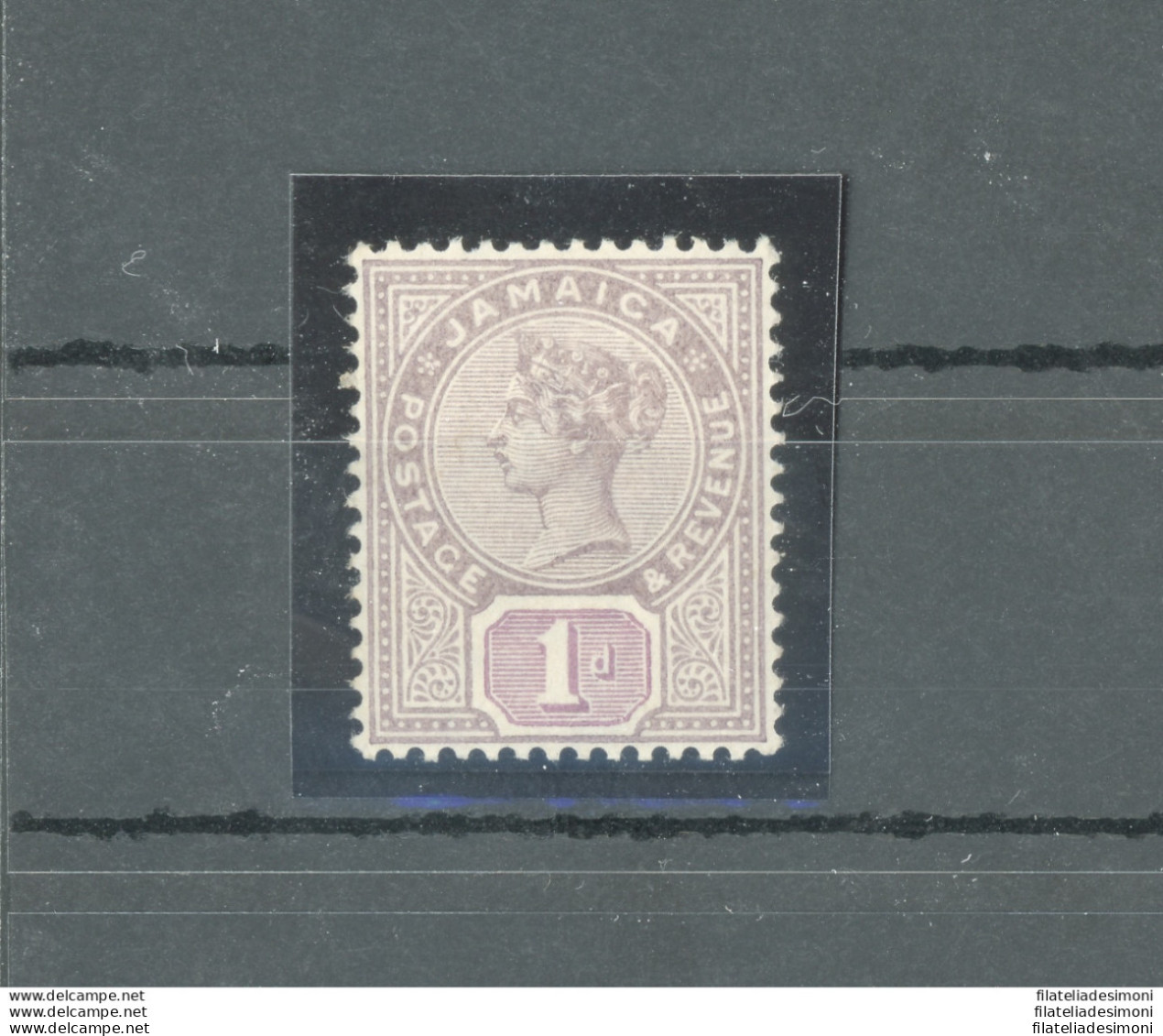 1889-91 JAMAICA - Regina Vittoria - Stanley Gibbons N. 27 - 1d. Purple And Mauve - Watermark Crown CA - MNH** - Other & Unclassified