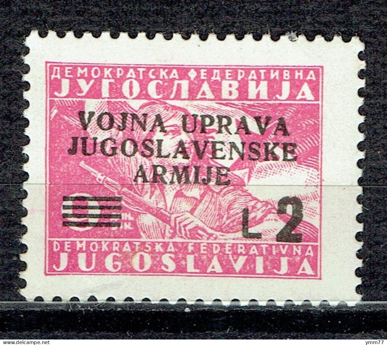 Timbre De Yougoslavie Surchargé - Yugoslavian Occ.: Istria