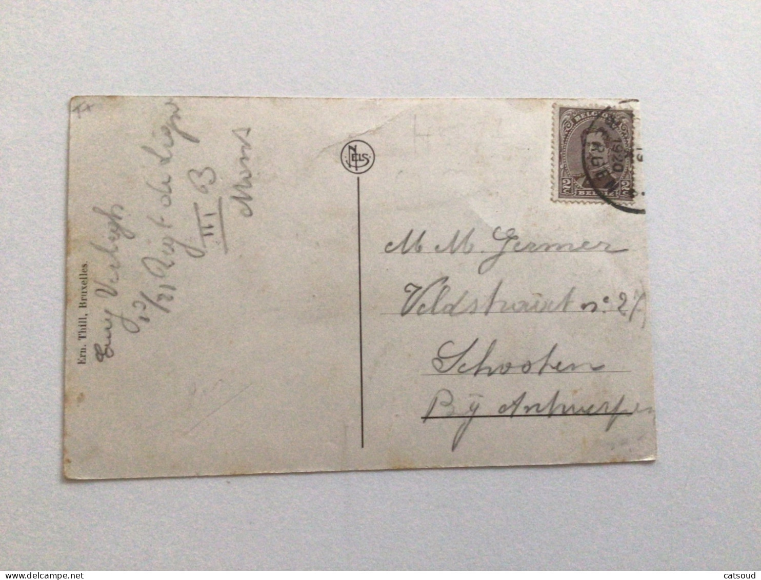 Carte Postale Ancienne (1920) Mons La Rue D’Havré - Mons