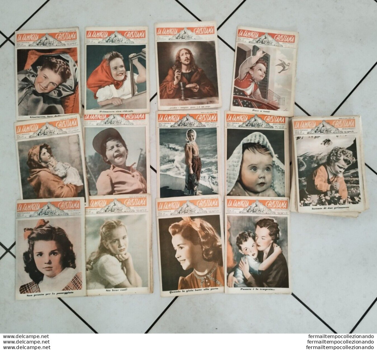 Bm Lotto Di 50 Riviste Famiglia Cristiana Del 1951 - Andere & Zonder Classificatie