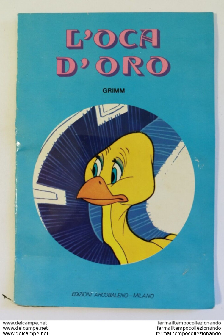 Bo33  Libro Fiaba Vintage L'orca D'oro Edizioni Arcobaleno Milano Pieghe - Autres & Non Classés