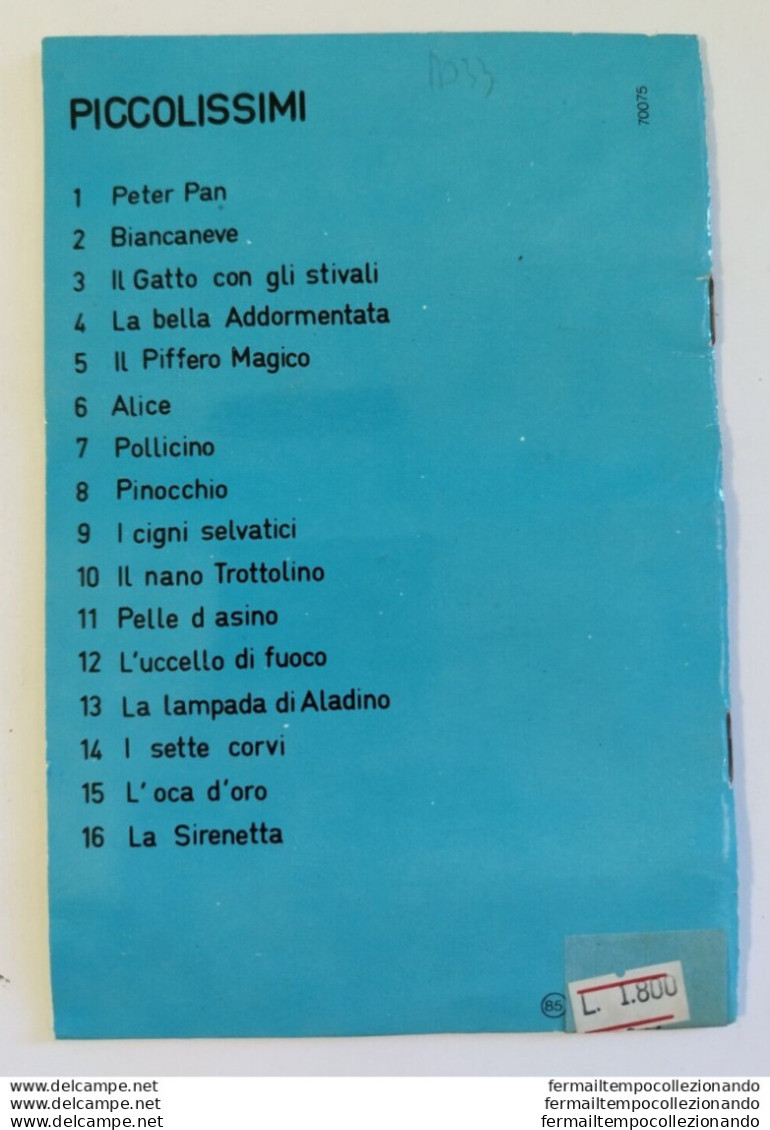 Bo33  Libro Fiaba Vintage L'orca D'oro Edizioni Arcobaleno Milano Pieghe - Altri & Non Classificati