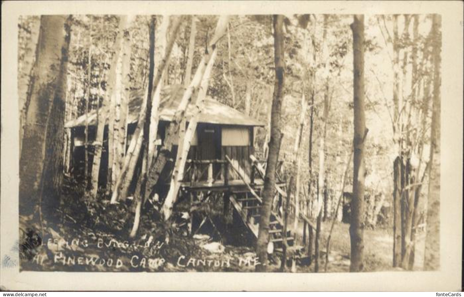 11031951 Canton_Maine Pinewood Camp  - Other & Unclassified