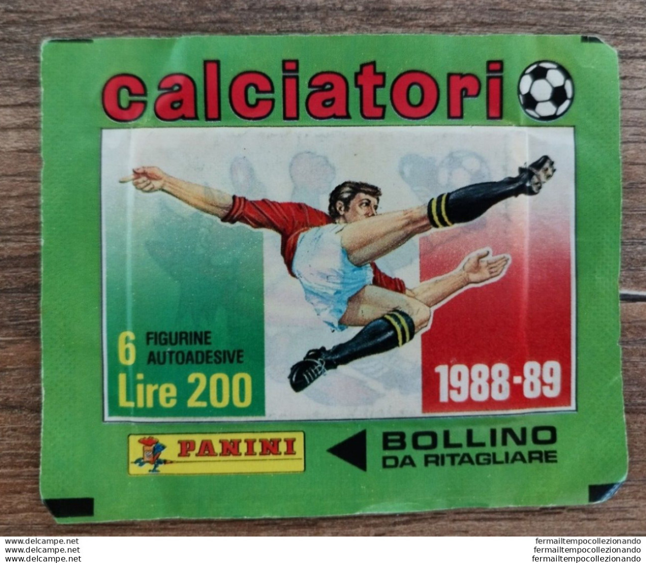 Bh4 Bustina Nuova Sigillata Figurine Sticker Calciatori Panini 19881989 Lire 200 - Altri & Non Classificati