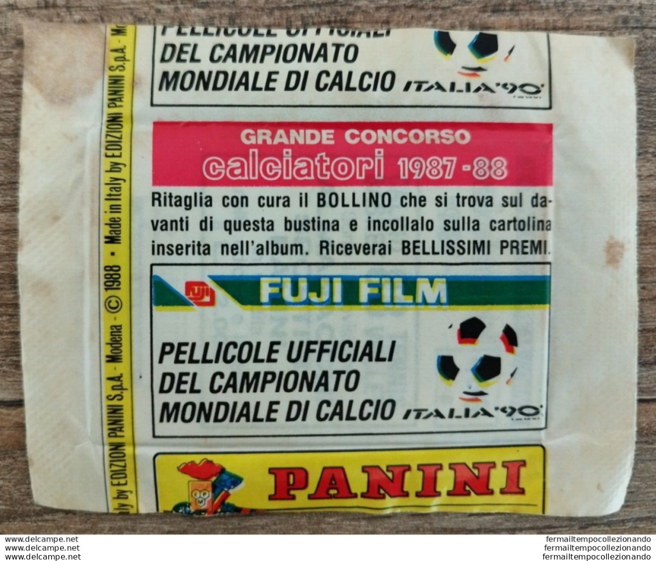 Bh5 Bustina Sigillata Panini Sticker Cards Calciatori Panini 1987-1988 Lire 200 - Altri & Non Classificati