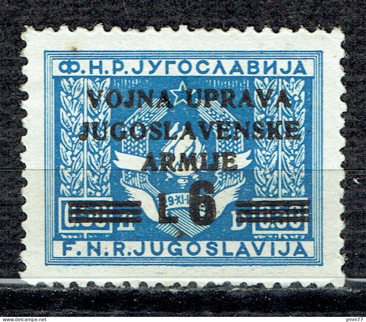 Timbre De Yougoslavie Surchargé - Ocu. Yugoslava: Istria